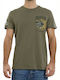 Superdry Biker Pocket Men's Short Sleeve T-shirt Khaki