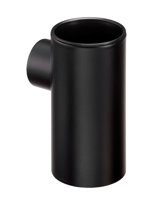 Verdi Lamda Metallic Cup Holder Wall Mounted Black Matt