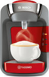 Bosch Suny Pod Coffee Machine for Capsules Tassimo Pressure 3.3bar Red