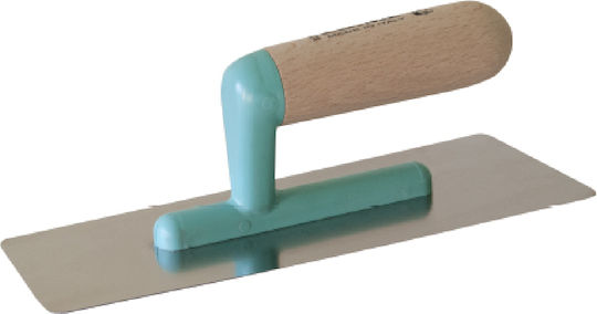 Come 310CHFX Spatula Inox 240x100mm cu Mâner de Lemn Stucco Veneziano 04-6682