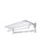 83008HPN50SL Wall-Mounted Bathroom Shelf Unit with 9 Positions ​59x16.2cm Silver