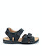 Boxer Leder Herrensandalen in Schwarz Farbe