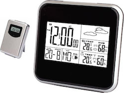 600117 Wireless Digital Weather Station Tabletop Black