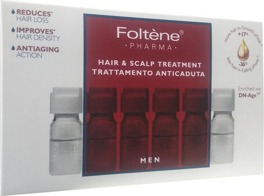 Foltene Hair & Scalp Treatment Hair Ampoules Against Hair Loss for Men 12x6ml
