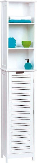 Evideco Miami 9901300 Στήλη Μπάνιου Δαπέδου 35x23x173cm Λευκή Evideco Miami 9901300 Στήλη Μπάνιου Δαπέδου 35x23x173cm Λευκή