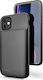Battery Pack Back Cover Πλαστικό Μαύρο (iPhone 11 Pro)