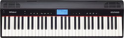 Roland (us) Electric Stage Piano GO:PIANO with 61 Dynamically Keys Built-in Speakers and Connection with Headphones and Computer Black