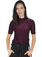 Guess Short Sleeve Bodysuit Burgundy