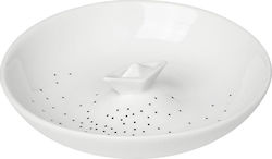 Rader Διακοσμητικό Μπωλ Πορσελάνης Λευκό 9.5x9.5x3.5cm