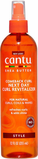 Cantu Shea Butter Comeback Curl Next Day Curl Refresher for Light Hold 355ml