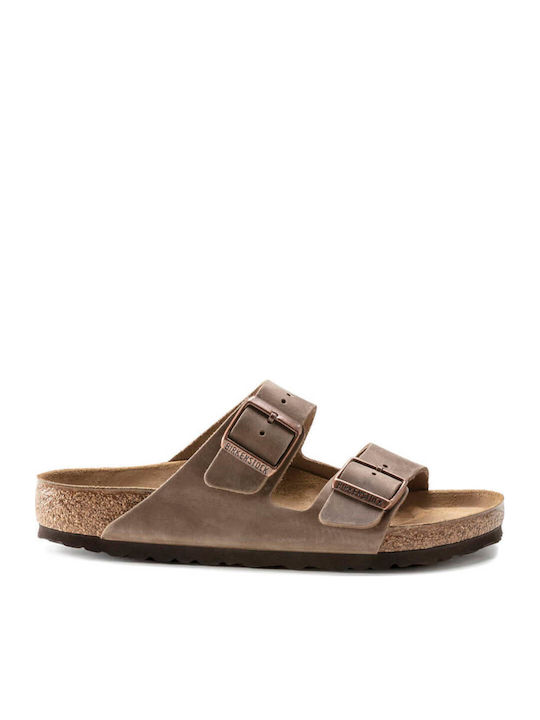 Birkenstock Arizona Oiled Leather Σανδάλια Tabacco Brown