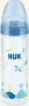 Nuk Plastikflasche New Classic Gegen Koliken mit Silikonsauger für 6-18 Monate Blue Flugzeug 250ml 1Stück 10.741.625