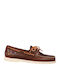 Docksides Portland Men's Leather Boat Shoes Waxed Brown