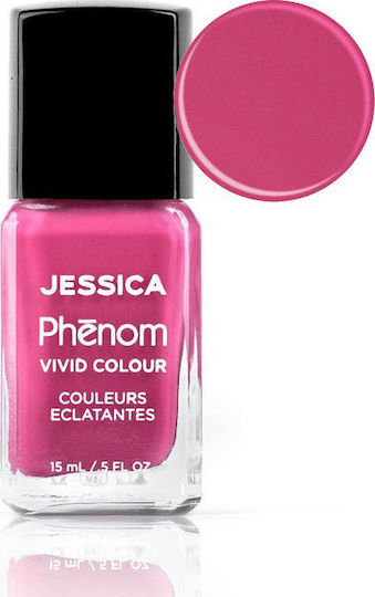 Jessica Phenom Vivid Farbe Glossy Nagellack Lang anhaltende Rosa 15ml