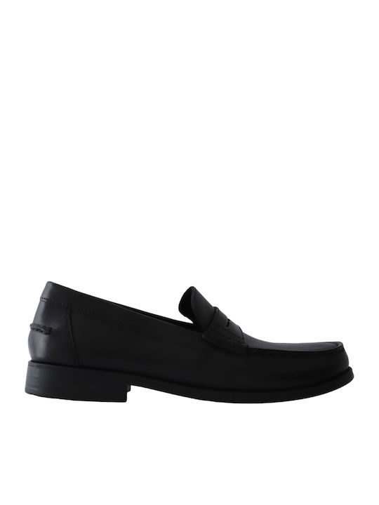 Geox New Damon B Δερμάτινα Ανδρικά Loafers σε Μ...