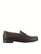 U New Damon B Δερμάτινα Ανδρικά Loafers σε Καφέ Χρώμα