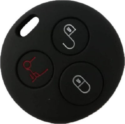 Θήκη Κλειδιού από Σιλικόνη με 3 κουμπιά για Smart