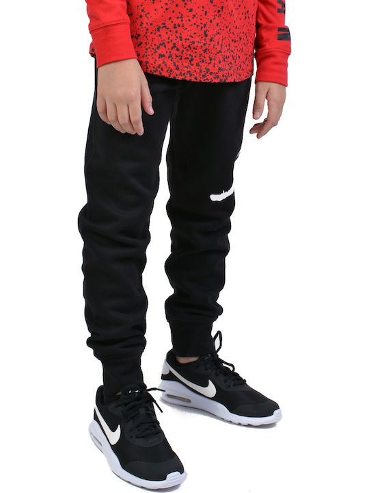 Nike Παιδικό Παντελόνι Φόρμας Μαύρο Jumpman Logo Pants