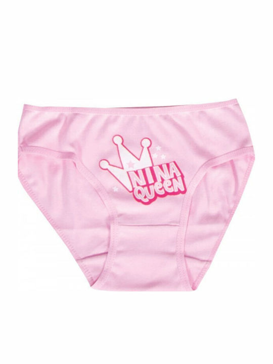 Nina Club Queen Kids' Brief Pink