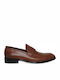 Δερμάτινα Ανδρικά Loafers σε Ταμπά Χρώμα