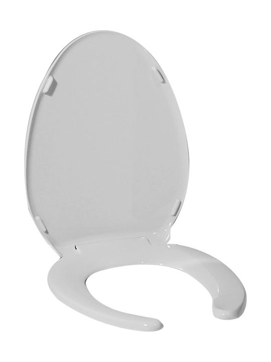 Ponte Giulio Ergonomica Καπάκι Λεκάνης Λευκό