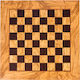 Manopoulos Olive Wood & Wenge Inlaid Handmade Tabla de șah din Lemn de Măslin 50x50cm