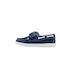 Boys Suede Moccasins with Velcro Anthor Blue