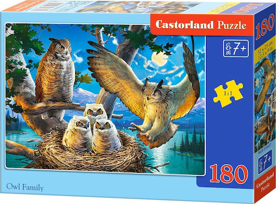 Kinderpuzzle Owl Family 180pcs Castorland