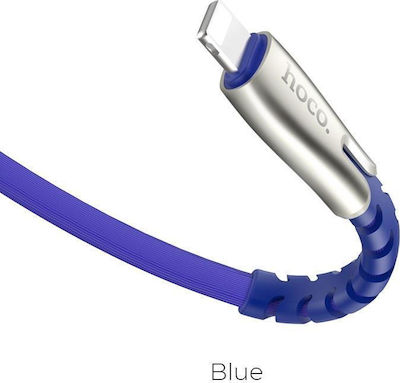 Hoco U58 Core Flach USB-A zu Lightning Kabel Blau 1.2m (HC-U58LBL)