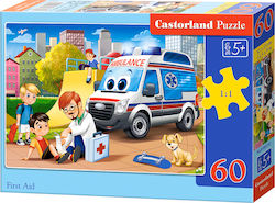 Παιδικό Puzzle First Aid 60pcs για 5+ Ετών Castorland