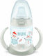 Nuk First Choice + Snow Christmas Cana de antrenament pentru bebeluși Plastic cu mânere Gri pentru 6m+m+ 150ml 10.743.852