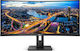 Philips B-Line 342B1C Ultrawide VA Curved Monitor 34" FHD 2560x1080 με Χρόνο Απόκρισης 4ms GTG