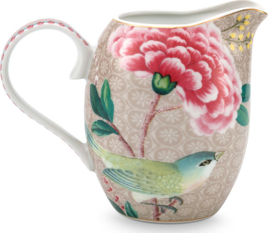 PiP Studio Γαλατιέρα Blushing Birds 250ml Πορσελάνινη Khaki