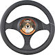 Carman Car Steering Wheel Cover with Diameter 37-38cm Leather Gray