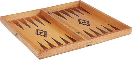 Backgammon Wooden with Checkers 50x50cm