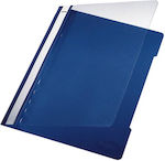 Plastic folder with Leitz laminate Blue - ESSELTE LEITZ