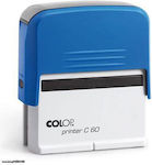 Σφραγίδα COLOP Νο 60 με χρώμα σώματος Μπλε - COLOP