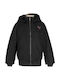 Kids' Sports Jacket Short with Hood Black