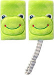 Benbat Car Seat Belt Pads Frog Green