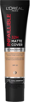 L'Oreal Paris Infaillible 24H Matte Cover Machiaj lichid 200 Nisip de aur 30ml