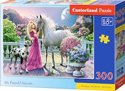 Kids Puzzle My Friend Unicorn for 8++ Years 300pcs Castorland