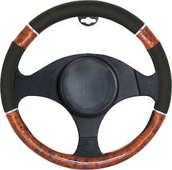 Automax Car Steering Wheel Cover with Diameter 37-39cm Synthetic Brown