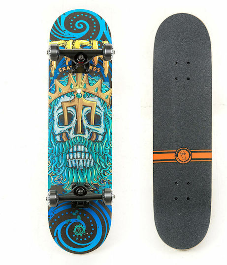 Fish Skateboards Poseidon 8" Complete Shortboard Πολύχρωμο