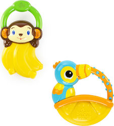Bright Starts Teething Relief 2 Pieces for 3 Months+ Bright Starts Teething Relief 2 Pieces for 3 Months+