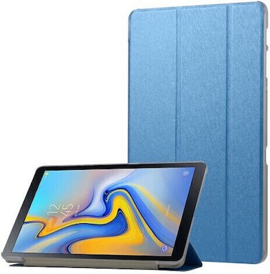 Tri-Fold Flip Cover Piele artificială / Silicon Albastru deschis (Galaxy Tab A 10.5 2018)