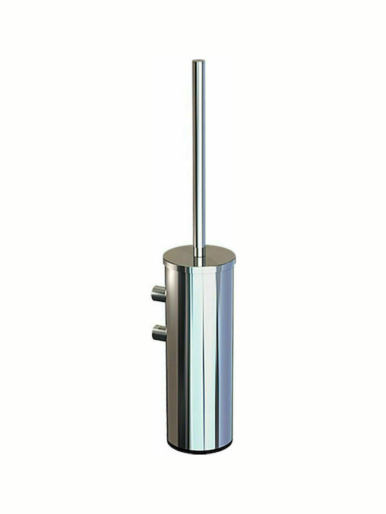 Verdi Metallic Toilet Brush Silver