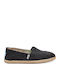 Toms Classic Alpargatas Washed Rope Women's Fabric Espadrilles Black 10009751