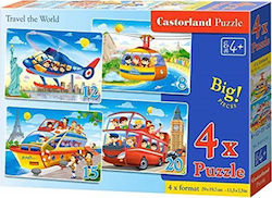 Kids Puzzle Travel World 55pcs Castorland