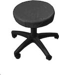 Medical Stool on wheels Black