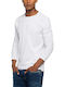 Replay Men's Long Sleeve Blouse White